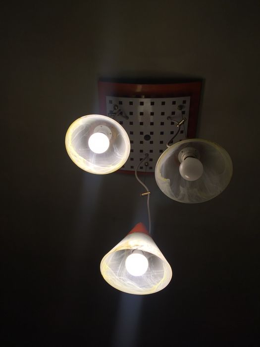 Żyrandol trzy lampki