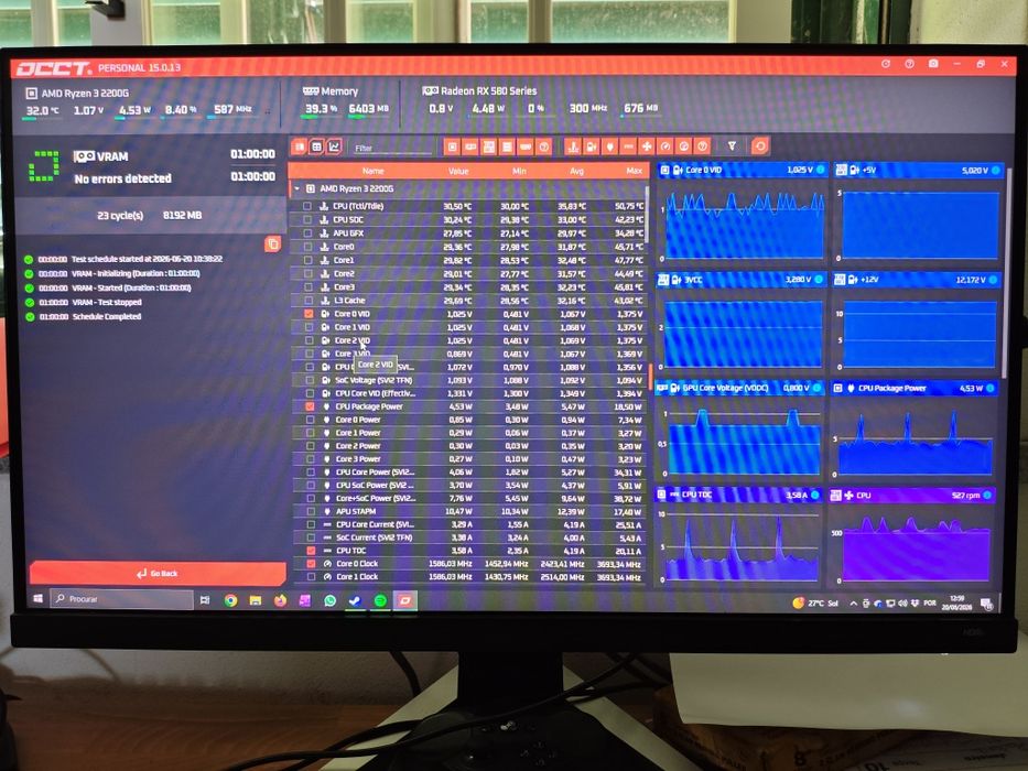 Rx 580 8gb da xfx