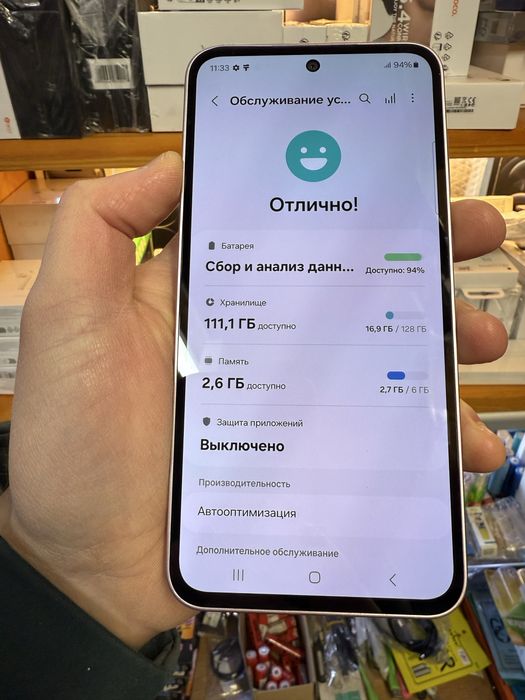 Продам Samsung A35 5G 6/128gb Awesome Lilac состояние нового