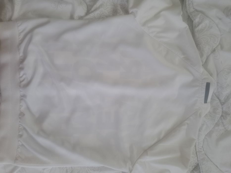 Adidas Real Madryt - bluza biała rozpinana