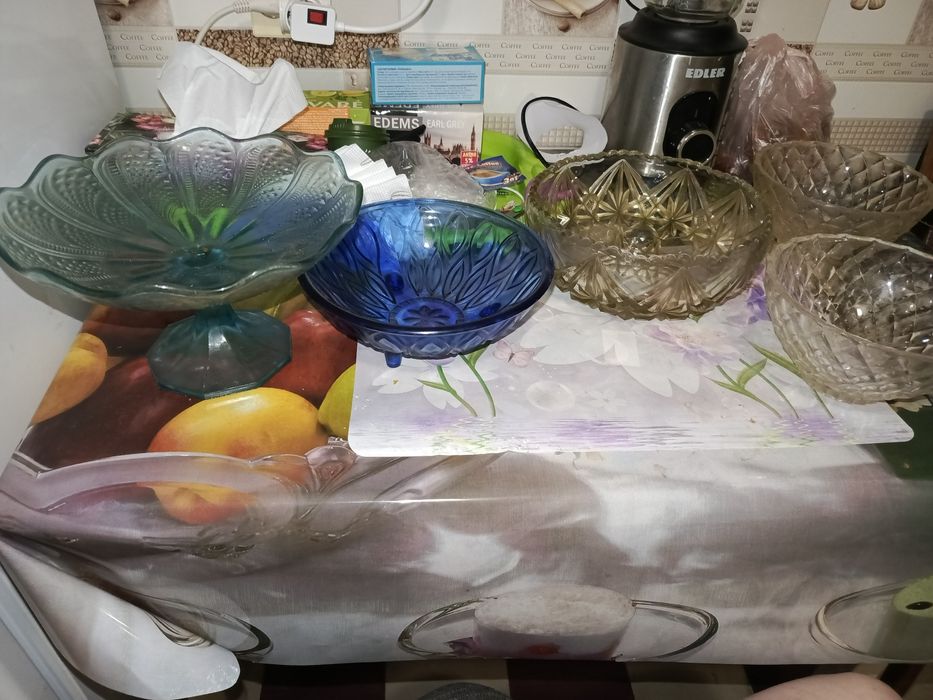 Посуда хрусталь салатницы