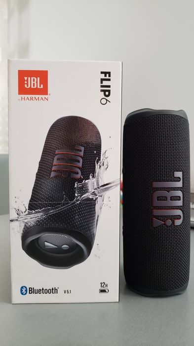 Bluetooth колонки JBL Flip 6 black та blue