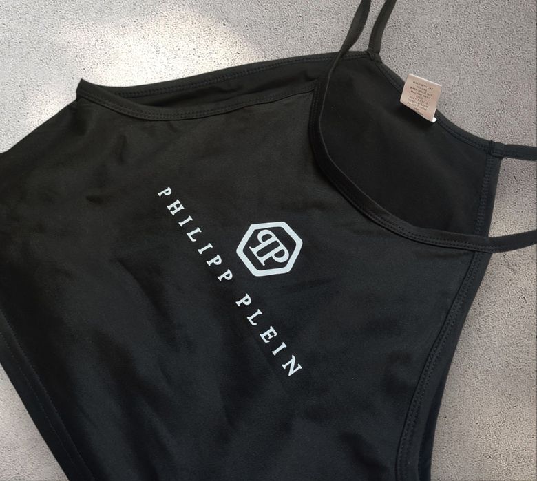 Czarny nowy top damski Philipp Plein