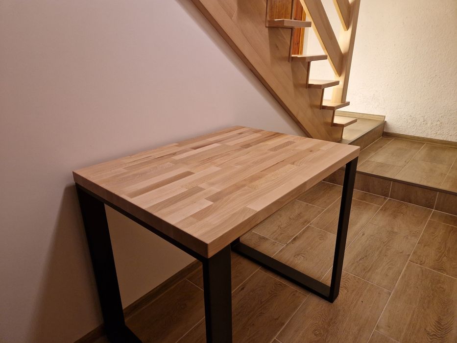 Masywny stolik/biurko loft 65x89