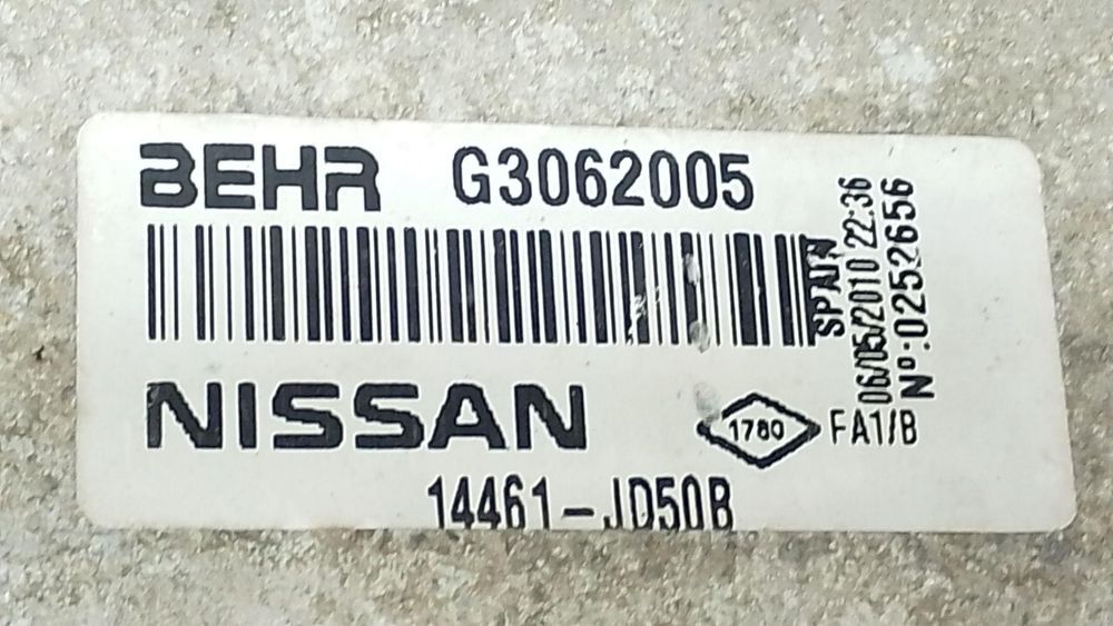Intercooler Nissan Qashqai