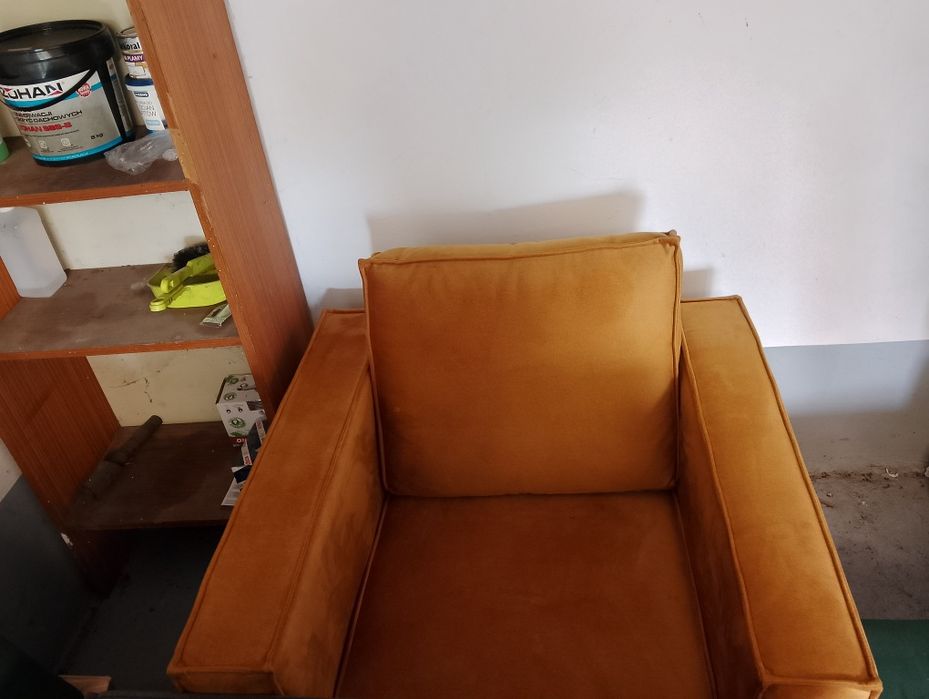 Fotel Musztardowy Terra Agata Meble