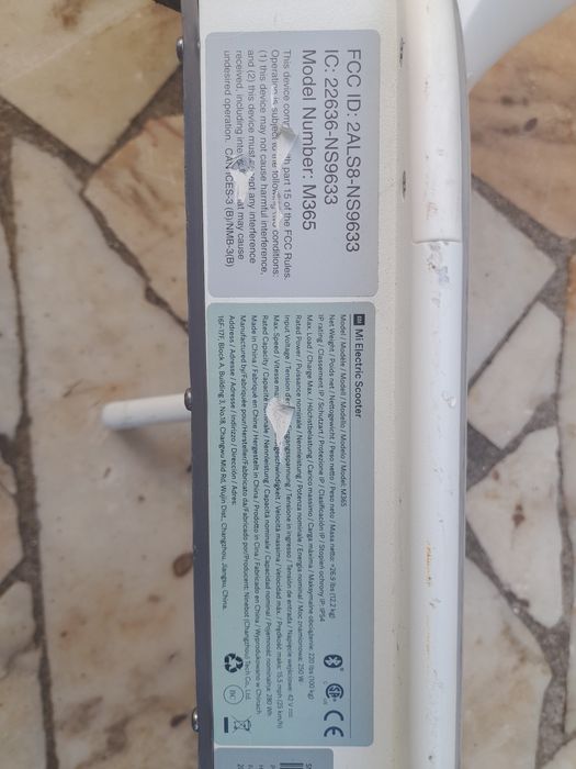 Trotinete elétrico M365