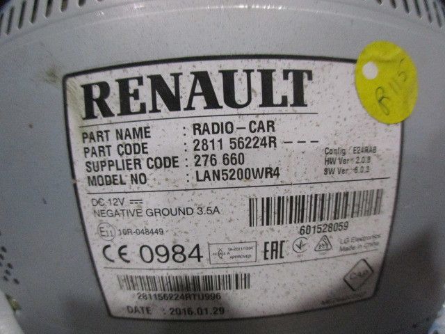 Rádio / auto-rádio DACIA Sandero II (5S_)