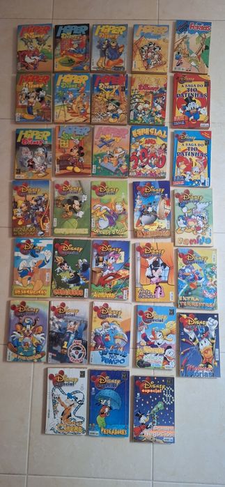 Lote 33 BDs Disney Especial + Hiper + Saga Tio Patinhas