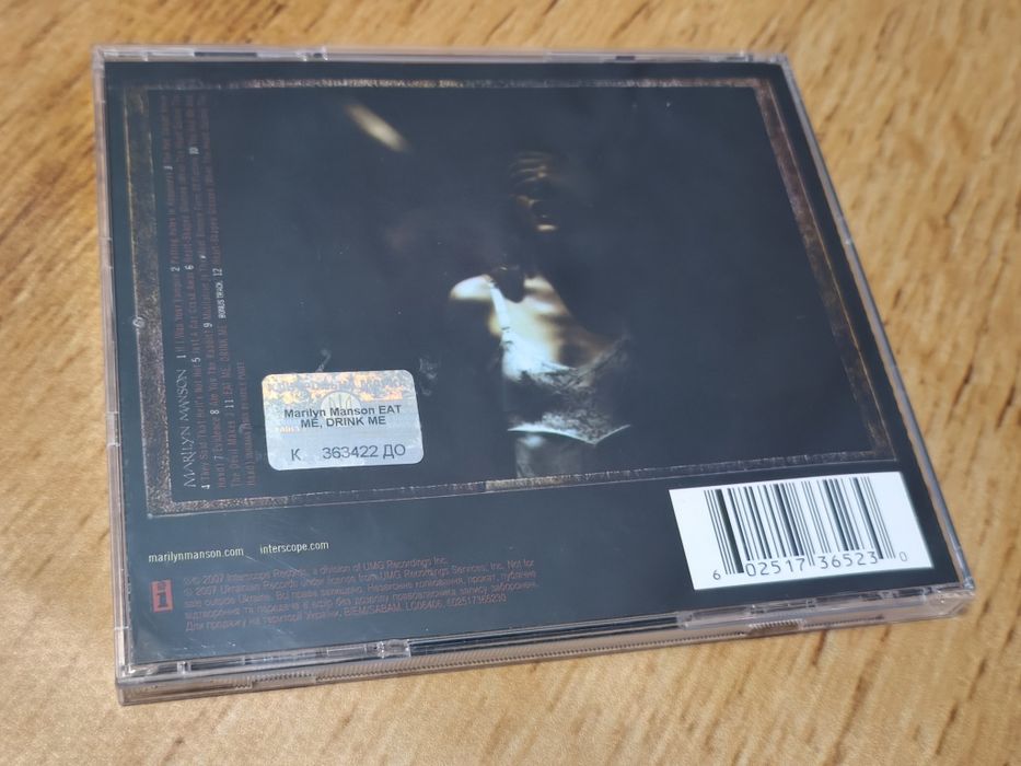 CD Marilyn Manson - Eat Me, Drink Me (2007)