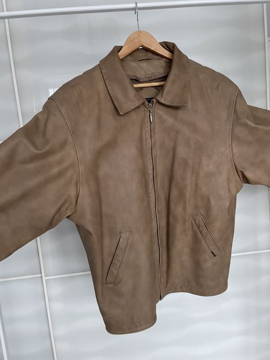 Kurtka skórzana męska (ocieplana)