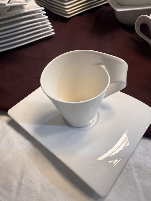 Преміум сервіз Villeroy Boch New Wave — новий, 12 персон, квадратний