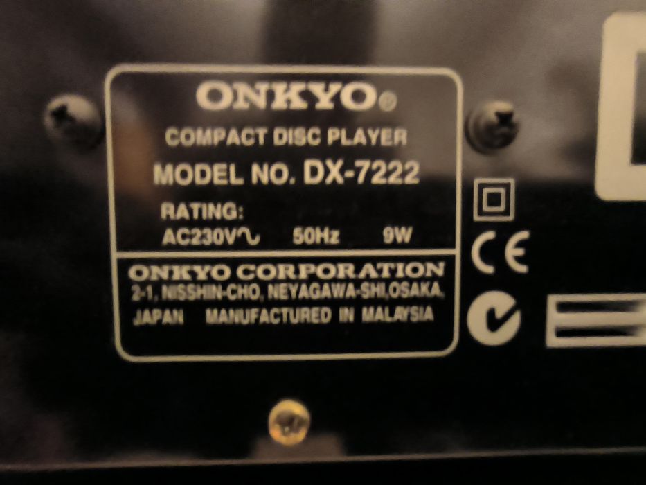 Onkyo TX-SV444 + CD    DX7222
