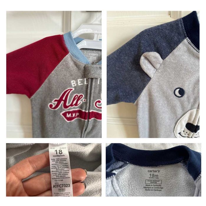 Флісовий чоловічок Carters (США, якість як Next) 18 місяців