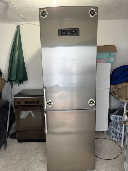 Combinado Whirlpool No Frost Inox (Tecnologia 6th Sense)