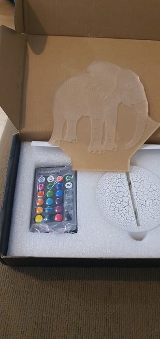 Candeeiro 3D rgb
