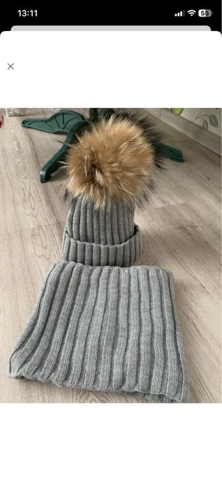 Набір шапка шарф