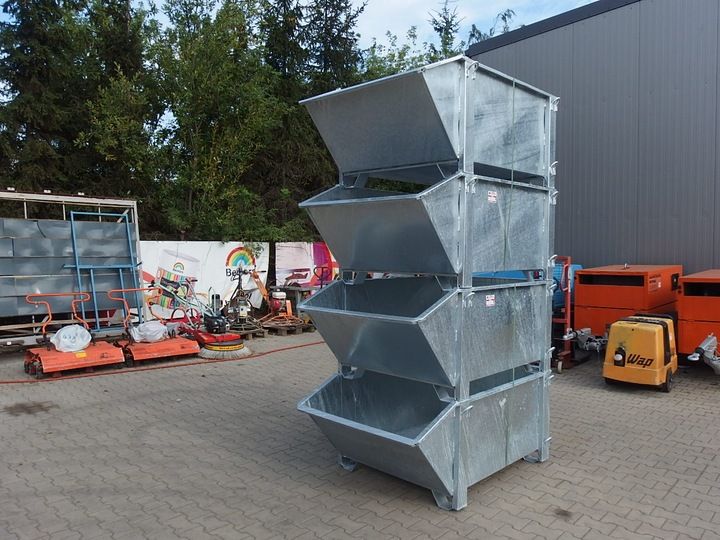 Pojemnik dźwigowy na śmieci beton gruz odpady EICHINGER 1000L OCYNK