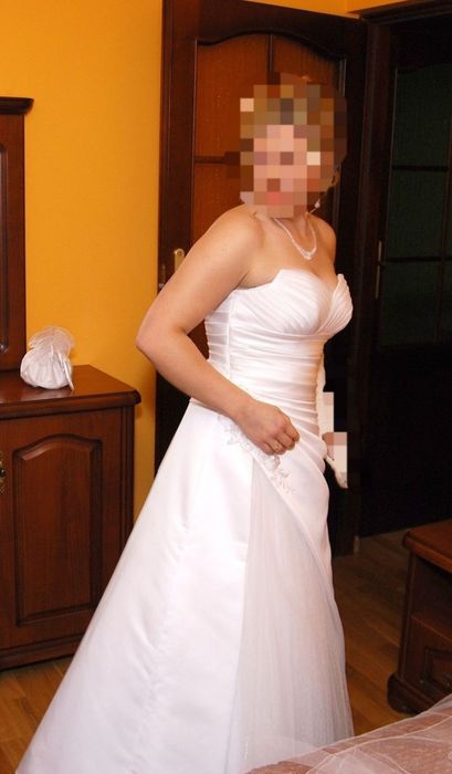 Suknia ślubna biała rozmiar 40/42