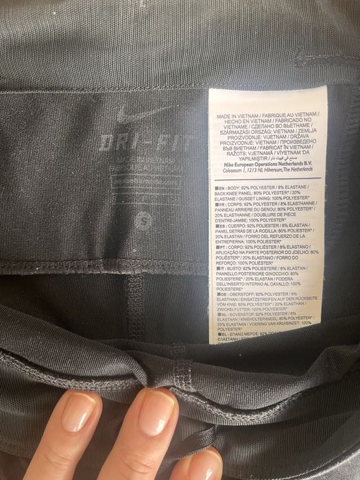Legginsy damskie czarne Nike S 36