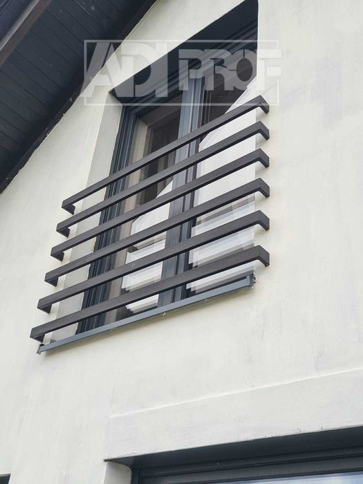 Balkony francuskie Aluminiowe Balustrady  Aluminium