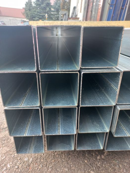 Słupek, profil , rura   ocynk 80x80x2, 100x100x2   100x100x3