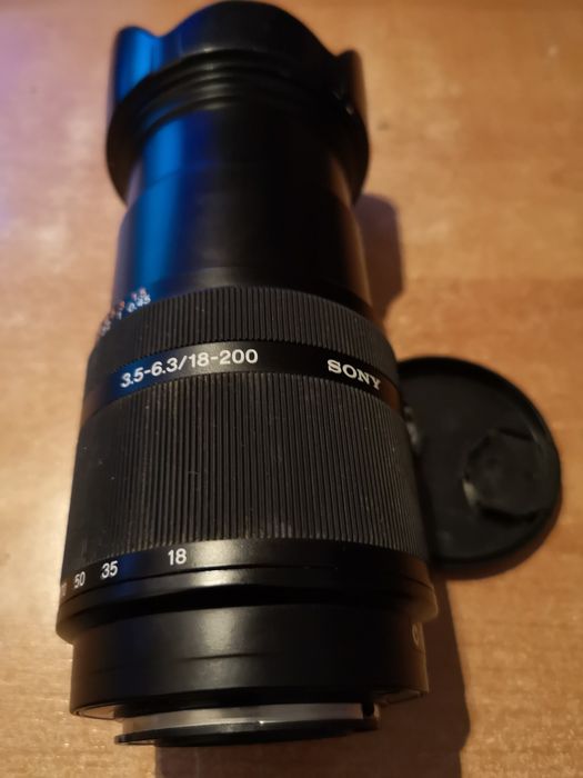 Teleobjectiva 18-200 Sony