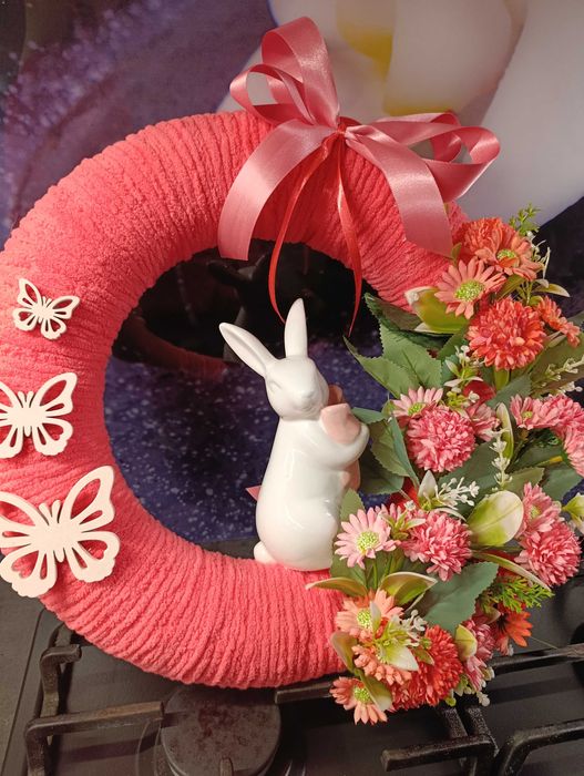 Wianek, wiosna, Wielkanoc, zając