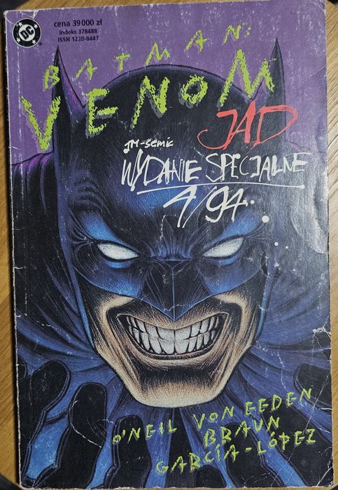 Batman venom, batman jad
