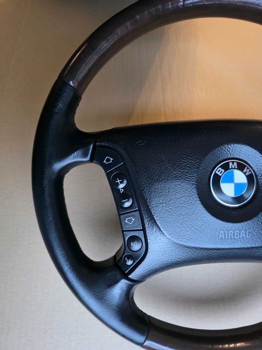 E38 Kierownica E39 KIEROWNICA DREWNO MULTIFUNKCJA Bmw Seria 5 Drewno bmw e39 lift