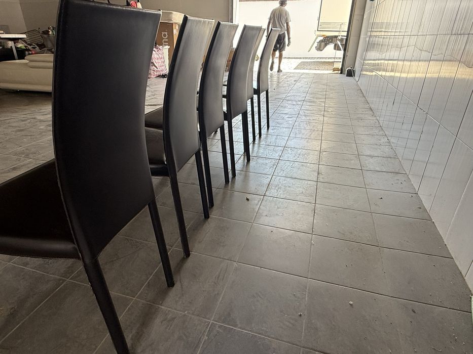 6 cadeiras de mesa de jantar
