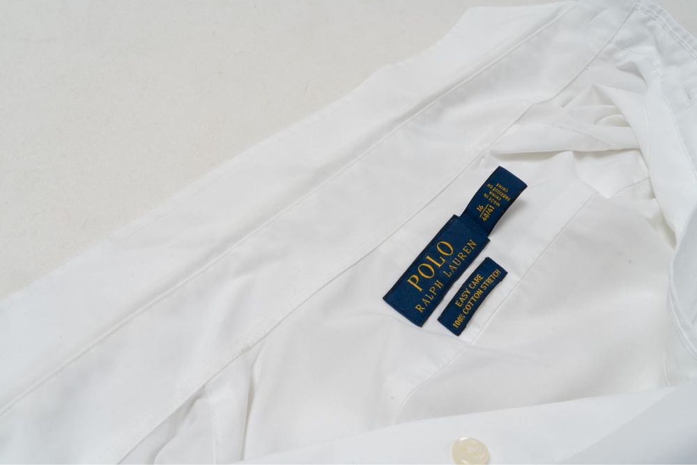 001 - Сорочка трендова довга сорочка оверсайз polo ralph lauren - Polo Ralph  Lauren Men's Shirt White 710801500
