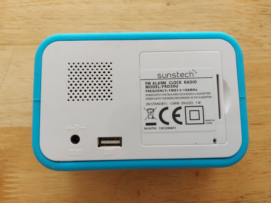 Relogio Despertador Sunstech Novo428223028717178883