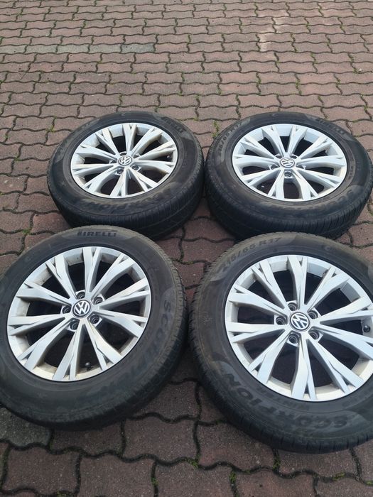 Orginalne WV Tiguan alufelgi 17 cali