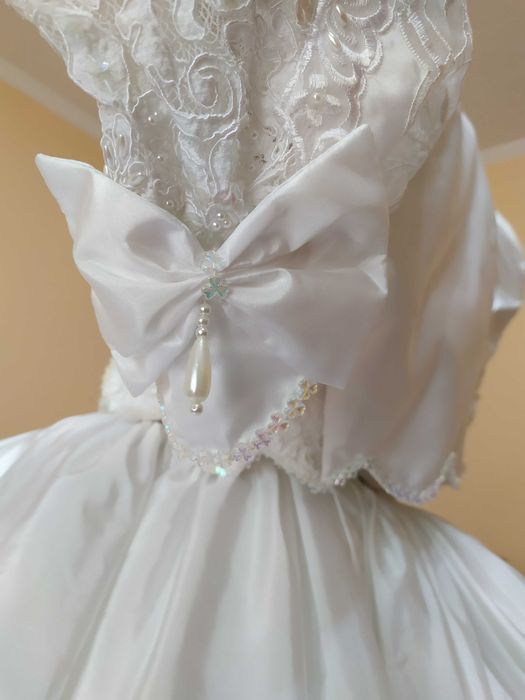 весільна сукня плаття платье свадебное зі шлейфом ІТАЛІЯ + болеро