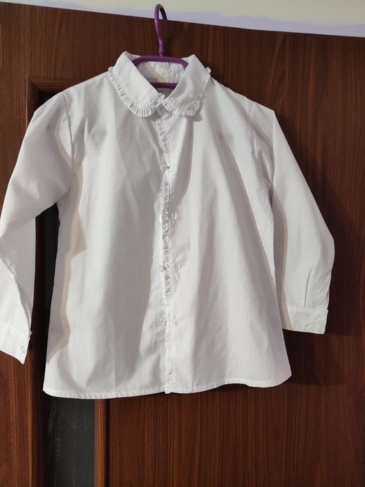 Biała elegancka koszula rozmiar 130/134
