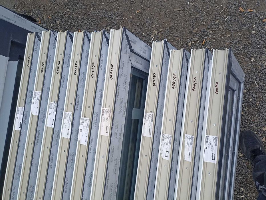 Okno pcv 100/50 antracyt