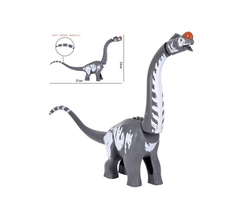 Klocki figurka Tytanozaur duży dinozaur kompatybilne z Lego Tytanozaur klocki figurka Brachiozaur