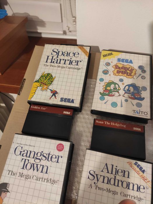 [Dostawa 0zł] Paczka GIER SEGA Bubble Bobble / Alex Kidd / Golden Axe / Sonic the Hedgehog
