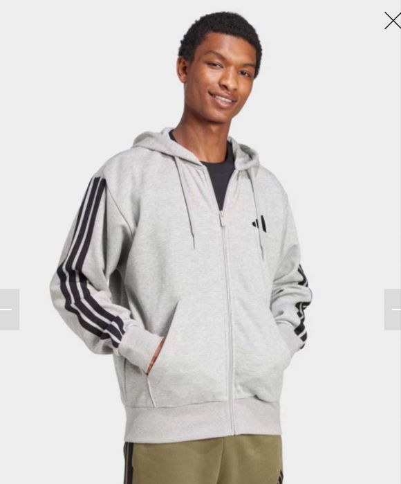 Тепла кофта Adidas на флісі