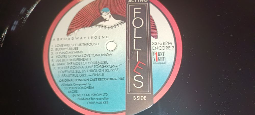 Álbum duplo Follies - A Broadway Legend (Original London Cast, 1987
