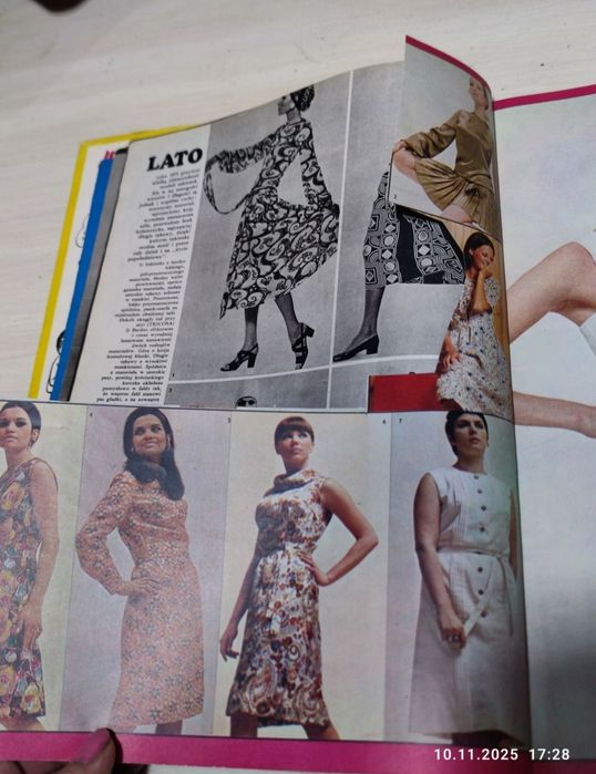 Świat mody Wykroje 1971