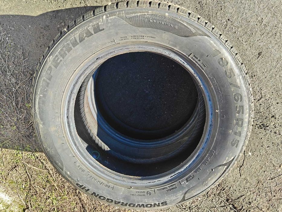 Opony zimowe, 4szt. Imperial Snowdragon HP 185/65R15, rocznik 2018, 6,2 mm