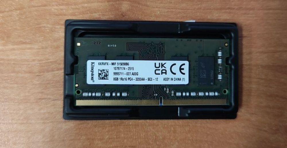Nowa Pamięci do Laptopa DDR4 KINGSTON 8GB 1Rx16 PC4 3200MHz