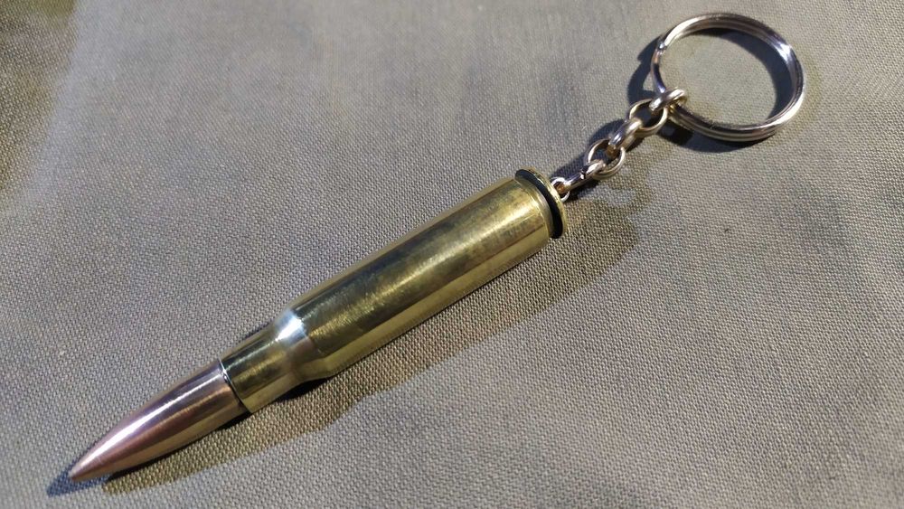 Брелок из патрона ммг 7.62 ( латунь)