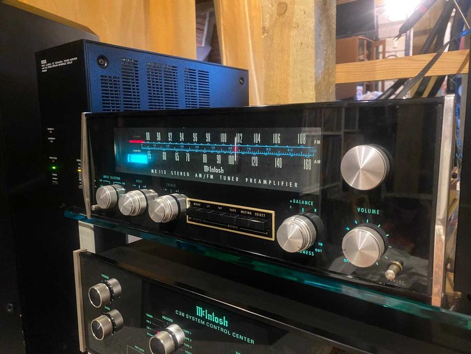 Zestaw stereo  McIntosch c38  Stax Elac z tweeter 4Pi