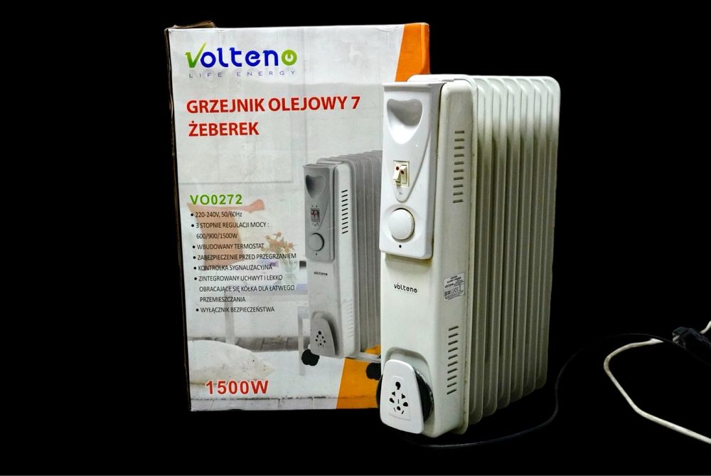 Grzejnik olejowy Volteno 1500 W 7 żeberek olejak
