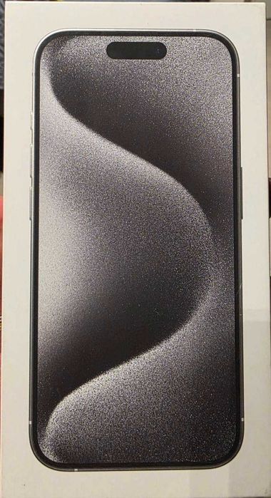 iPhone 15 Pro 256 GB White Titanium, Neverlock, 90% батарея, чек, коробка
