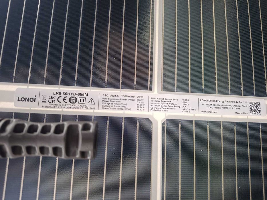 Panel LONGi LR8-66HYD 655