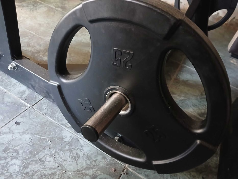 Smith machine com discos material de alta qualidade